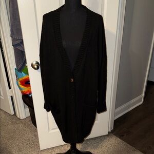 🖤TORRID LONG BLACK CARDIGAN SIZE 3X🖤